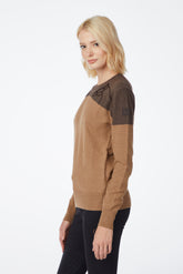 URAWA WOMEN'S SWEATER - Burgundy/black | Vestrum