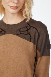 URAWA WOMEN'S SWEATER - Burgundy/black | Vestrum