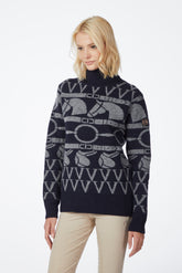 MAGLIONE DA DONNA ANSAN - Blu navy/grigio medio | Vestrum