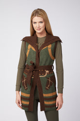 ZARAGOZA WOMEN'S SWEATER VEST - Blue navy/corten | Vestrum