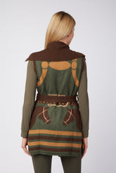 ZARAGOZA WOMEN'S SWEATER VEST - Blue navy/corten | Vestrum