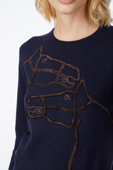 MAGLIONE DA DONNA OULU - Nero/corten | Vestrum