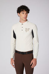 HINTERTUX MEN'S LONG-SLEEVED TRAINING TOP - Ivory | Vestrum