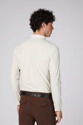 HINTERTUX MEN'S LONG-SLEEVED TRAINING TOP - Ivory | Vestrum