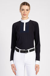 CALCIDE WOMEN'S LONG-SLEEVED SHOW SHIRT - Optical white | Vestrum