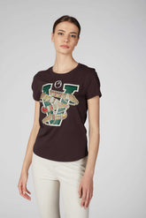 RABAT WOMEN'S T-SHIRT - Dark brown | Vestrum