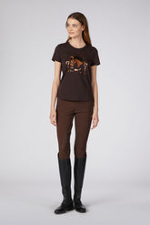 ANNACY WOMEN'S T-SHIRT - Dark chocolate | Vestrum
