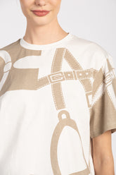 GRANADA T-SHIRT DA DONNA  - Lana/beige | Vestrum