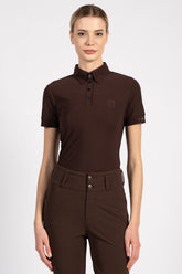 MERIDA WOMEN'S TRAINING POLO SHIRT - Black | Vestrum