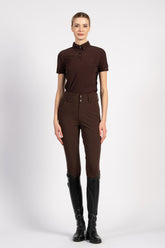 MERIDA WOMEN'S TRAINING POLO SHIRT - Black | Vestrum