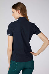 MERIDA WOMEN'S TRAINING POLO SHIRT - Black | Vestrum