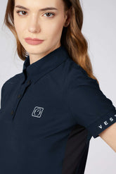 MERIDA WOMEN'S TRAINING POLO SHIRT - Black | Vestrum