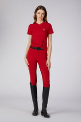 ULMA WOMEN'S TECHNICAL FABRIC T-SHIRT - Red | Vestrum