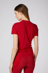 ULMA WOMEN'S TECHNICAL FABRIC T-SHIRT - Red | Vestrum