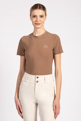 ULMA WOMEN'S TECHNICAL FABRIC T-SHIRT - Red | Vestrum