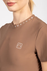 ULMA WOMEN'S TECHNICAL FABRIC T-SHIRT - Red | Vestrum