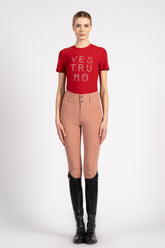 FERNIE WOMEN'S TECHNICAL FABRIC T-SHIRT - Dark brown | Vestrum