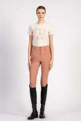 FERNIE WOMEN'S TECHNICAL FABRIC T-SHIRT - Dark brown | Vestrum