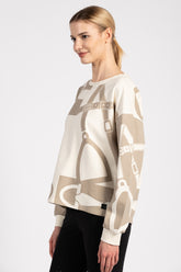 MONTPELLIER FELPA DA DONNA  - Lana/rosso | Vestrum