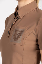 VOLTERRA WOMEN'S TECHNICAL FABRIC POLO SHIRT - Corten | Vestrum