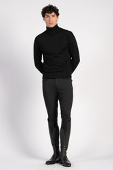 ARRAKIS MEN'S CREW-NECK SWEATER - Black | Vestrum