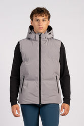 KITZBUHEL MEN'S PADDED WAISTCOAT - Pearl grey | Vestrum
