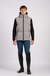 KITZBUHEL MEN'S PADDED WAISTCOAT - Pearl grey | Vestrum