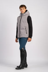 KITZBUHEL MEN'S PADDED WAISTCOAT - Pearl grey | Vestrum