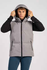 KITZBUHEL MEN'S PADDED WAISTCOAT - Pearl grey | Vestrum