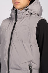 KITZBUHEL MEN'S PADDED WAISTCOAT - Pearl grey | Vestrum