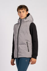 KITZBUHEL MEN'S PADDED WAISTCOAT - Pearl grey | Vestrum