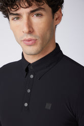 VIPITENO MEN'S LONG-SLEEVED POLO SHIRT - Black | Vestrum