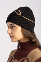 ROSKILDE WINTER BEANIE - Black/corten | Vestrum