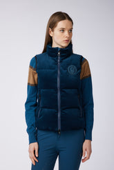 MELK WOMEN'S VELVET VEST - Caramello | Vestrum