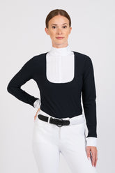 LEVI CAMICIA DA GARA DA DONNA  - COLLO ALTO - Blu navy/bianco | Vestrum
