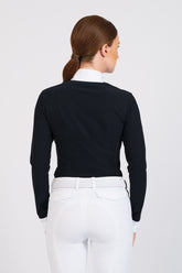 LEVI CAMICIA DA GARA DA DONNA  - COLLO ALTO - Blu navy/bianco | Vestrum