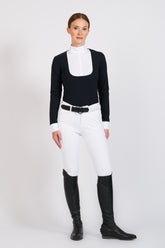 LEVI CAMICIA DA GARA DA DONNA  - COLLO ALTO - Blu navy/bianco | Vestrum