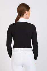 CESENA CAMICIA DA GARA DA DONNA - COLLO ALTO - Bianco/bianco | Vestrum