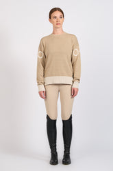 PAMPLONA MAGLIONE DA DONNA GIROCOLLO - Beige/latte | Vestrum