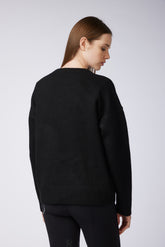 AOSTA MAGLIONE DA DONNA GIROCOLLO - Nero | Vestrum