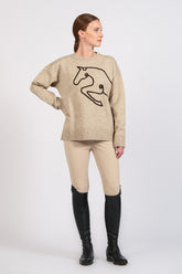 AOSTA MAGLIONE DA DONNA GIROCOLLO - Nero | Vestrum