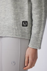 LINYI WOMEN'S TURTLE-NECK SWEATER - Burgundy/camel | Vestrum