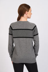 SPRUCE MEADOWS WOMEN'S SWEATER - Steel grey/medium grey | Vestrum