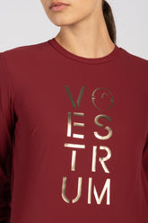 NAMUR WOMEN'S TRAINING TOP - Brick red | Vestrum