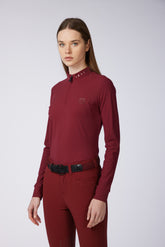 XIAMEN WOMEN'S TECHNICAL TOP - Brick red | Vestrum