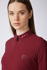 XIAMEN WOMEN'S TECHNICAL TOP - Brick red | Vestrum