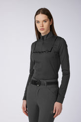 LOCARNO WOMEN'S TECHNICAL TOP - Dark grey | Vestrum