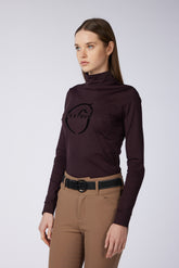 MINNEAPOLIS MAGLIA TECNICA DA DONNA  - Mogano | Vestrum