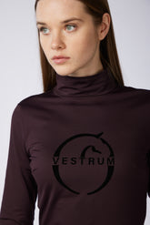 MINNEAPOLIS MAGLIA TECNICA DA DONNA  - Mogano | Vestrum