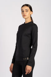 SIRMIONE MAGLIA DA ALLENAMENTO TECNICA DA DONNA  - Nero | Vestrum